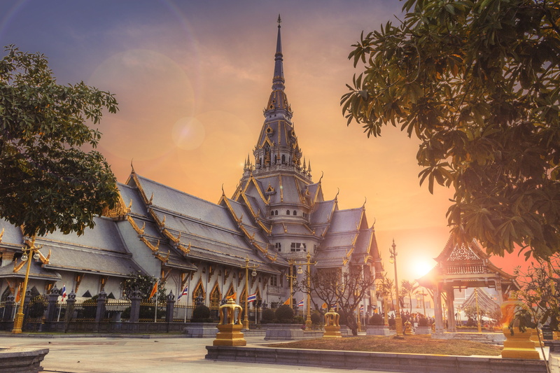 place of worship, culture, Forbidden, travel destinations, religion, religious, trees, asia, spirituality, plant, no people, sky, golden, building, the past