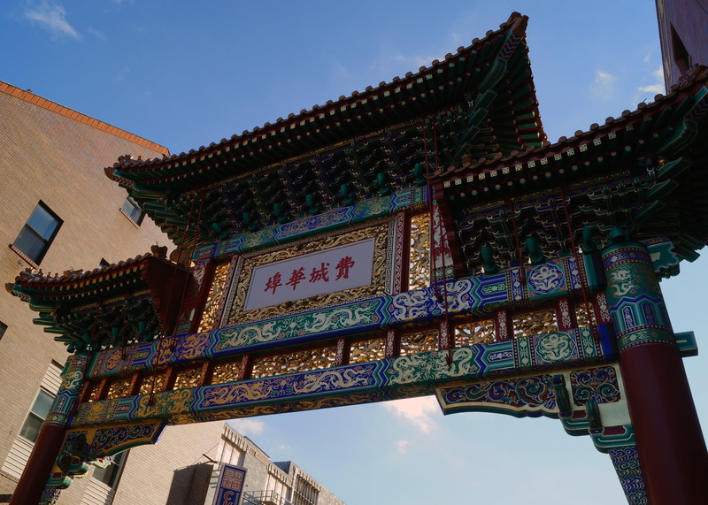 roof, philadelphia, nature, chinatown, ornate, chinese, low angle view, 4K, building, no people, outdoors, the past, architecture, sign, history, banner