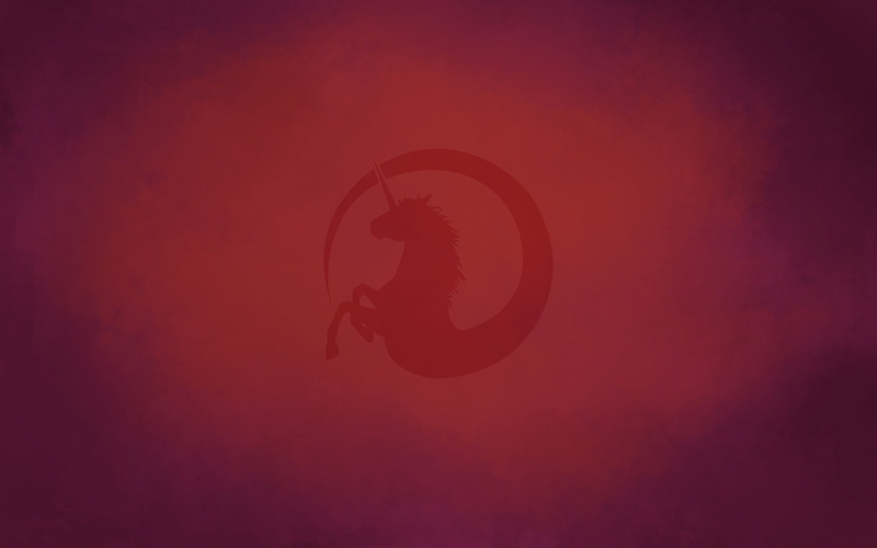 space, night, Ubuntu, animal, indoors, Linux, moon, purple, unicorn, colored background, 2K, astronomy, studio shot, water, digital, no people