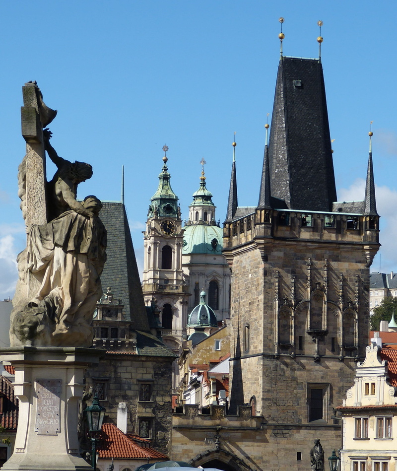 representation, building, art and craft, Prague, Czech Republic, spirituality, ornate, architecture, religion, human representation, europe, the past, sky