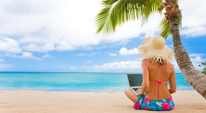 cool, lady, nice, looking, 1080P, nature and landscapes, beach