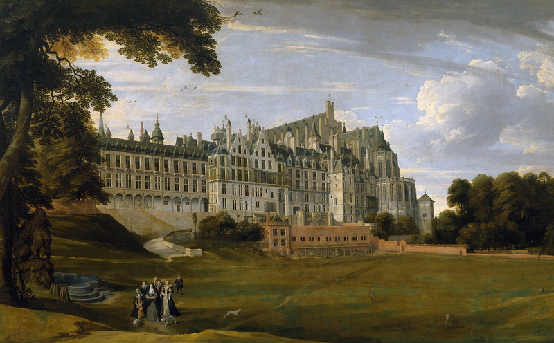 Jan Brueghel the elder, The Royal Palace of Tervuren, 1080P, in Brussels, landscape, picture