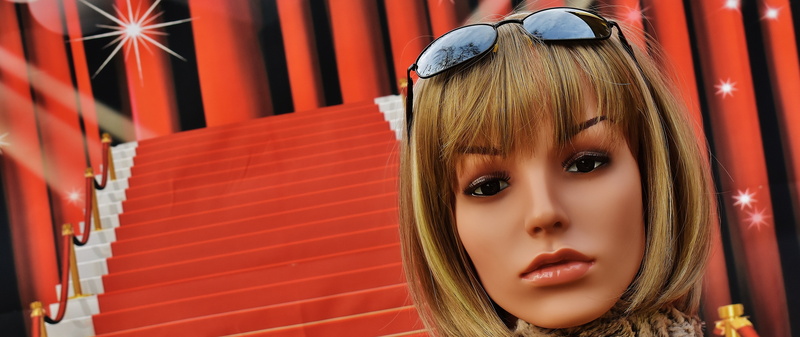 wig head, women, eyes, hair, pretty, young, doll, celebrity, looking at camera, females, stairs, femininity, body part, melted, young woman, photography
