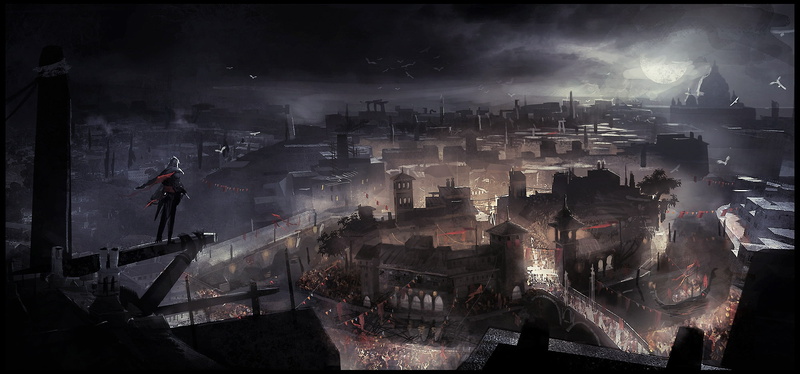 artwork, concepts, creed, concept, hd, art, 1080P, assassins, concept art, aircraft, x, revelations, Assassins Creed