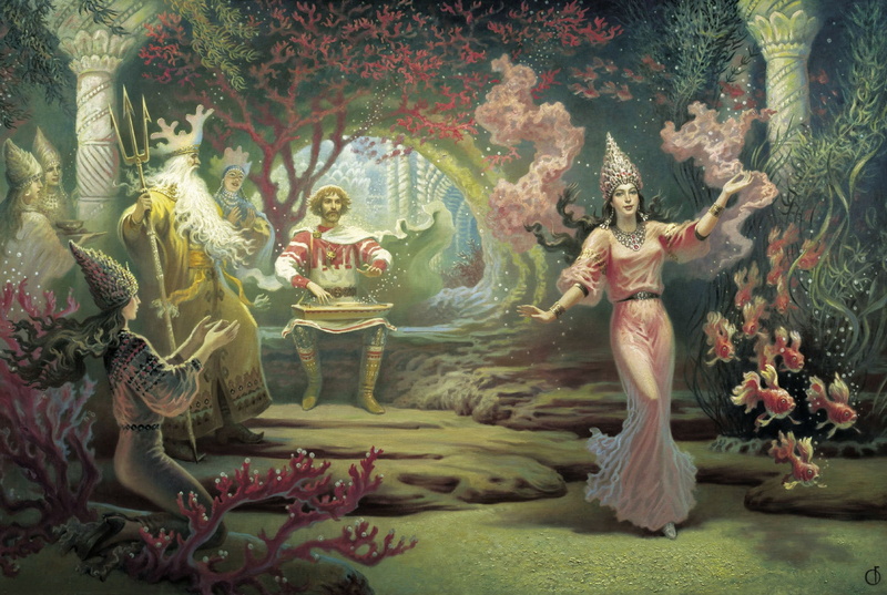 Sadko in the underwater Kingdom, Boris OLSHANSKY, the old life of the Slavs, 1080P, antiquity