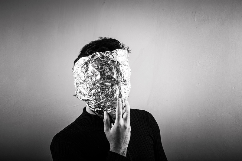 lifestyles, human body part, man, adult, aluminium, identity, hairstyle, vignette, real people, person, foil, 5K, silver, anonymize, young adult, unknown