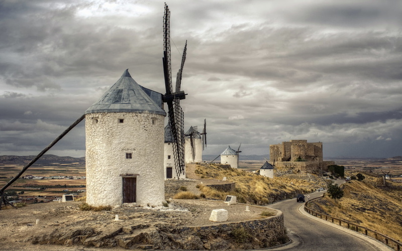 1080P, castilla la mancha, toledo, spain, consuegra, castilla
