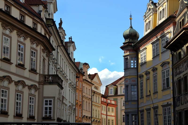 Architecture, town, city, outdoors, sunlight, 4K, house, czech republic, classic, old town, the past, building, day, travel destinations, nature, sky