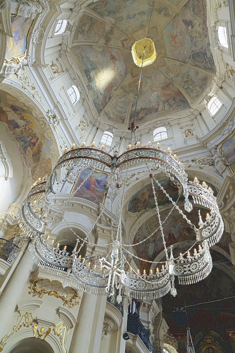 chandelier, religious, saint, travel destinations, ornate, paint, belief, 4K, prague, religion, built structure, architecture, no people, place of worship