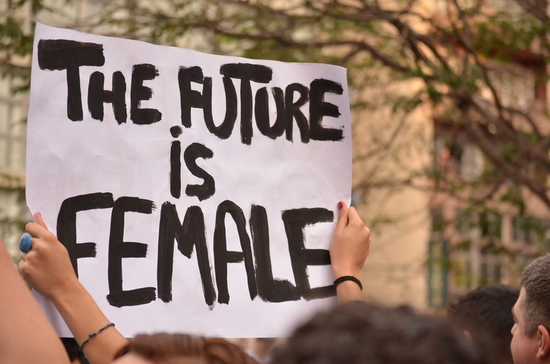 real people, sign, outdoors, future, text, protest, message, 4K, women, people, day, communication, human hand, protestor, information sign, human body part