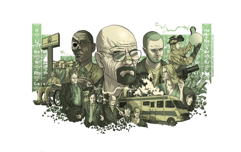 breaking, bad, heisenberg, 1080P, characters