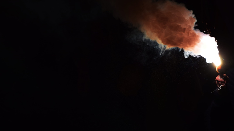 geology, outdoors, motion, nationalism, warning sign, smoke - physical structure, excitement, night, people, dark, copy space, nature, event, arts culture and entertainment
