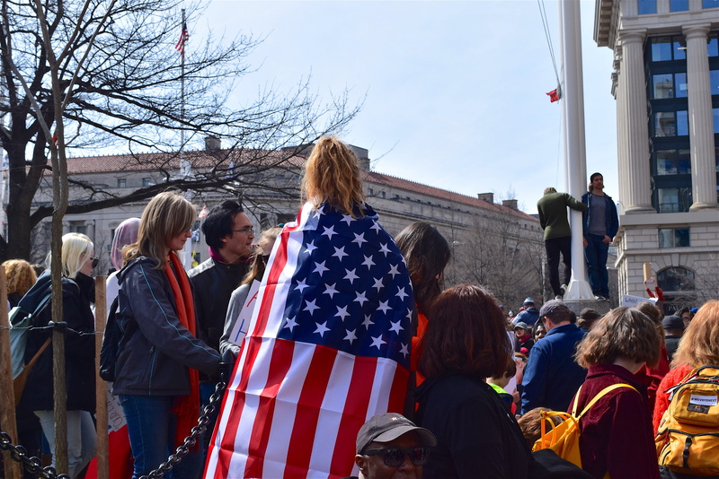 demonstration, symbol, dom, gun, architecture, warm clothing, built structure, flag, 2nd amendment, adult, patriotism, people, men, building exterior, protester