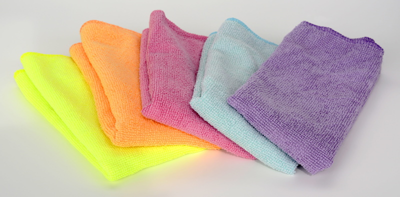 rag, variation, close-up, wool, no people, make clean, pink color, purple, teal, multi colored, folded, micro-fiber cloth, orange color, budget, orange