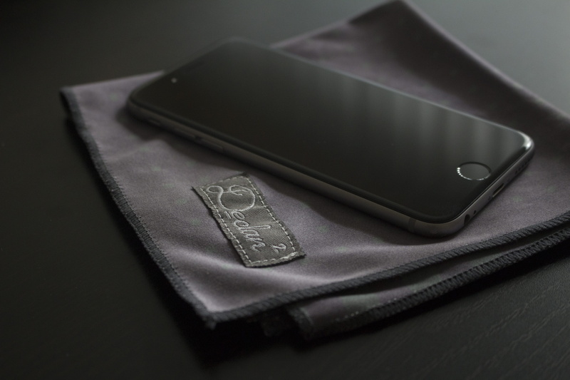 rag, smart phone, phone, handkerchief, work, start up, communication, portable information device, connection, close up, clothing, high angle view, indoors