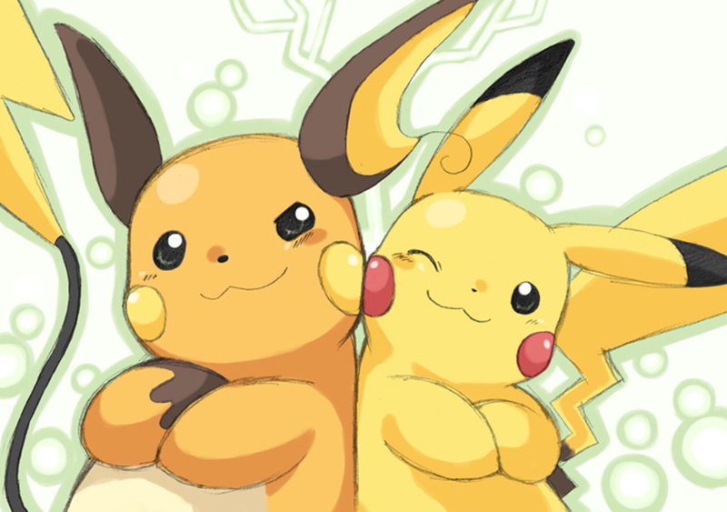 hd, pokemon, 720P, Pikachu, raichu, anime, art, x