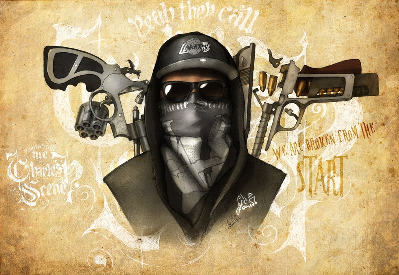 Charlie Scene, 2K, Notes from the Underground, Hollywood Undead, artwork