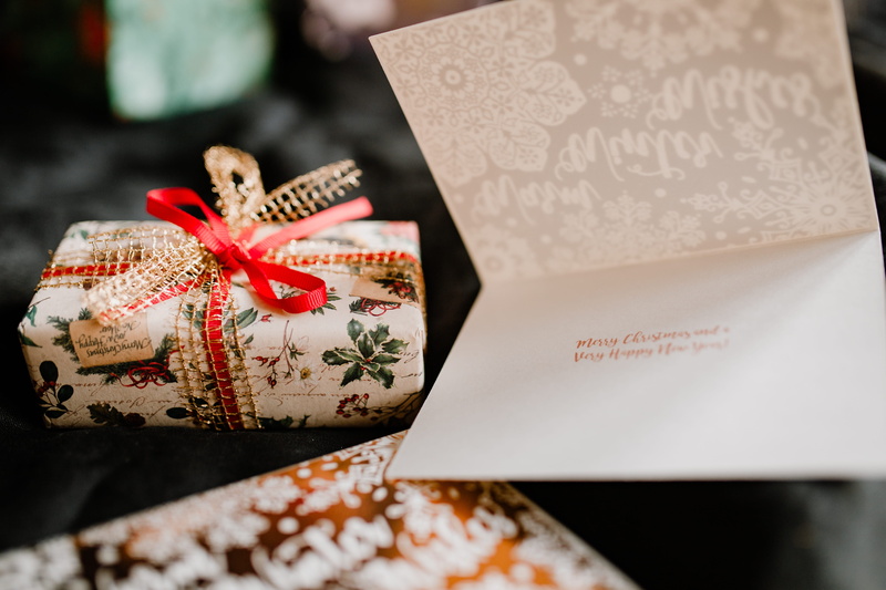 still life, text, positive emotion, box - container, box, close-up, greeting, wrapping paper, card, mery christmas, greeting card, ribbon, wishing card