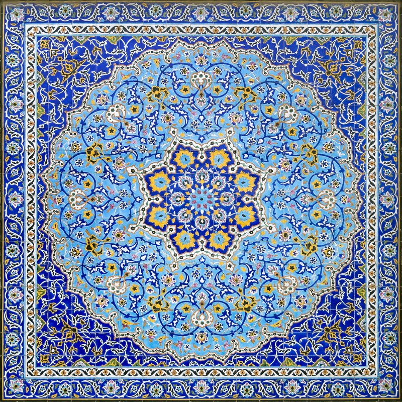 painting, pattern, Iran, 1080P