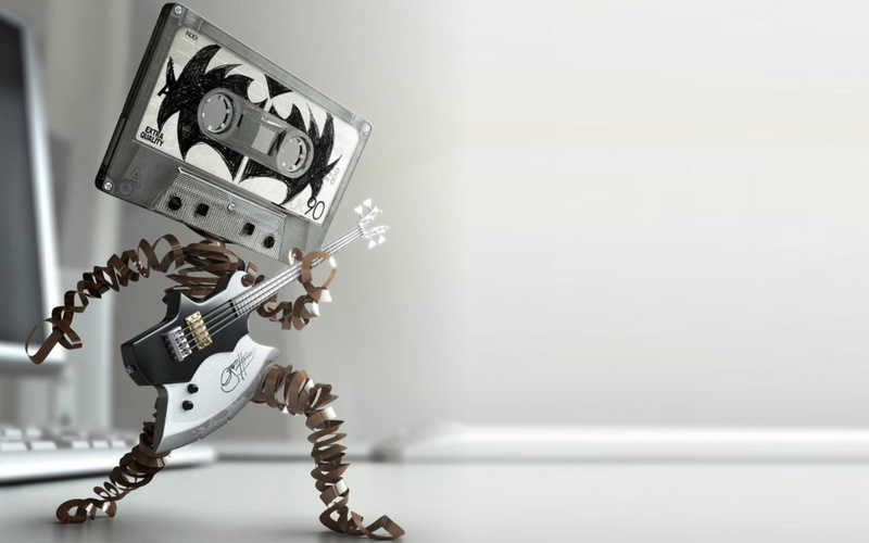 Simmons, music, kiss, Cassette, Gene, funny, 720P, Band
