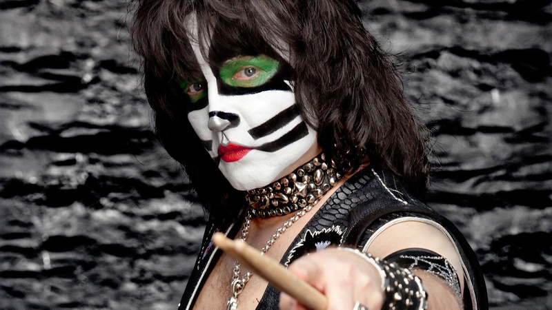 make-up, obscured face, real people, portrait, young adult, celebration, Glam Metal, lifestyles, 1080P, holding, headshot, Heavy Metal, Band (Music), mask - disguise