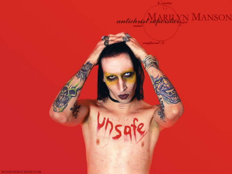 manson, heavy, marilyn, 720P, rock, metal, hard, glam, poster, industrial, shock