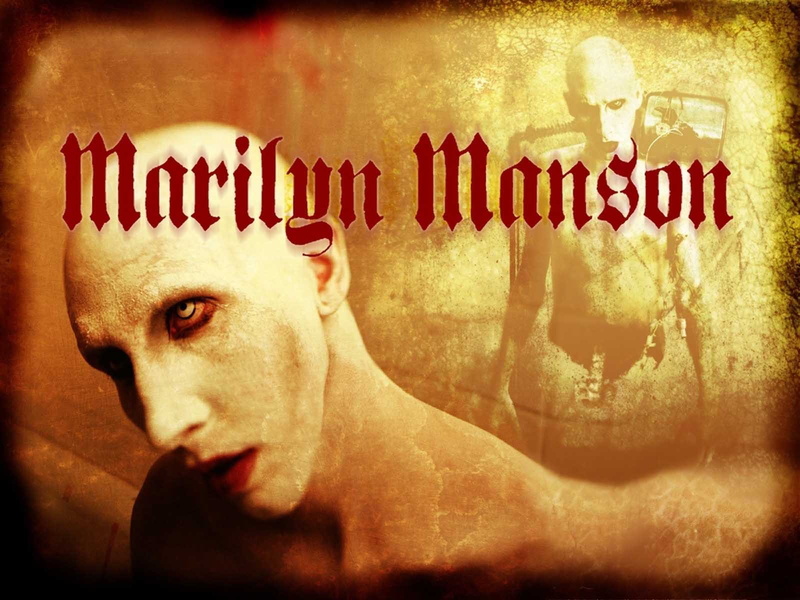 manson, shock, dark, 720P, poster, heavy, metal, horror, marilyn, gothic, industrial, glam, rock
