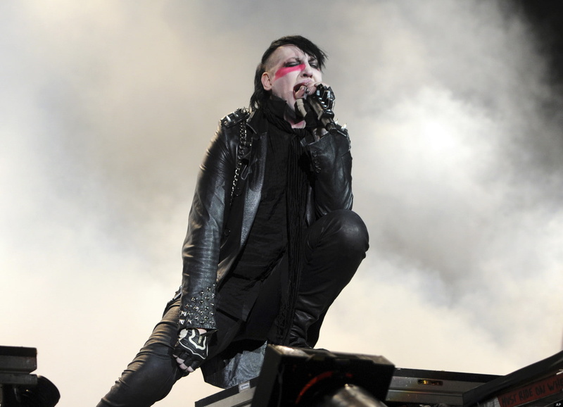 heavy, concert, 720P, gothic, rock, marilyn, glam, singer, metal, shock, industrial, manson