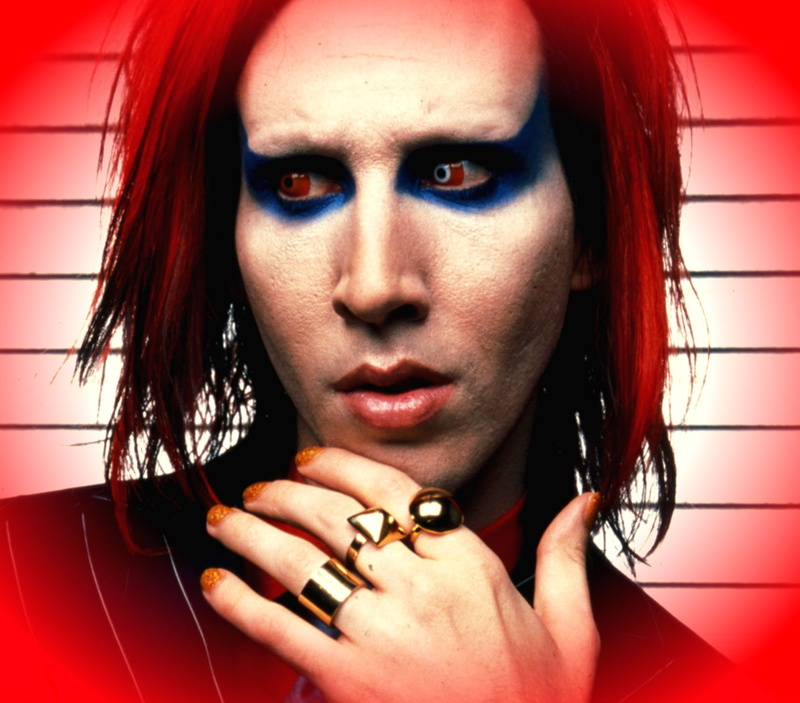 glam, gothic, manson, rock, metal, heavy, 720P, industrial, marilyn, shock