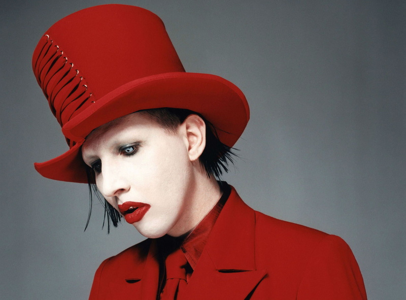 1080P, gothic, metal, manson, glam, marilyn, heavy, rock, industrial, shock