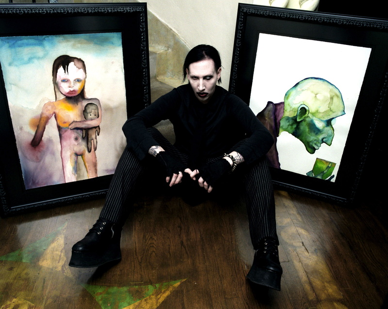glam, gothic, industrial, marilyn, shock, 1080P, rock, heavy, metal, manson