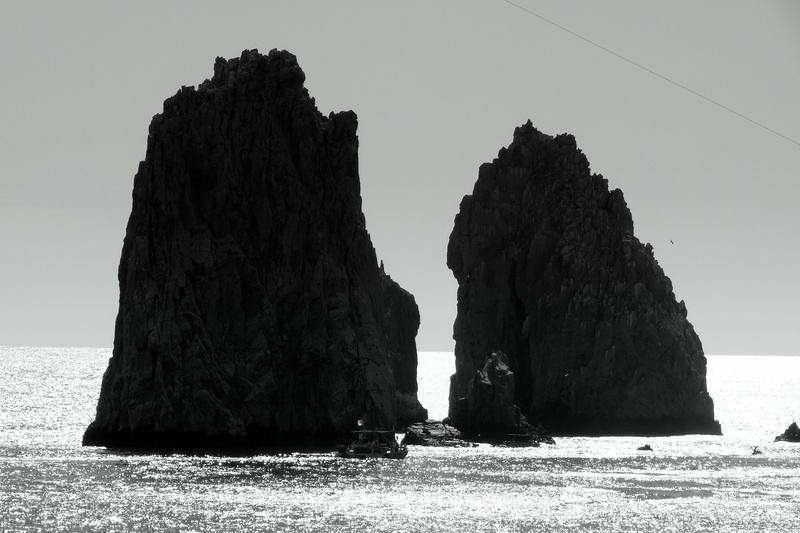 rock formation, land, 2K, mexico, no people, stack rock, rock, two, solid, outdoors, rock - Object, day, beauty in nature, eroded, beach, sky, landscape