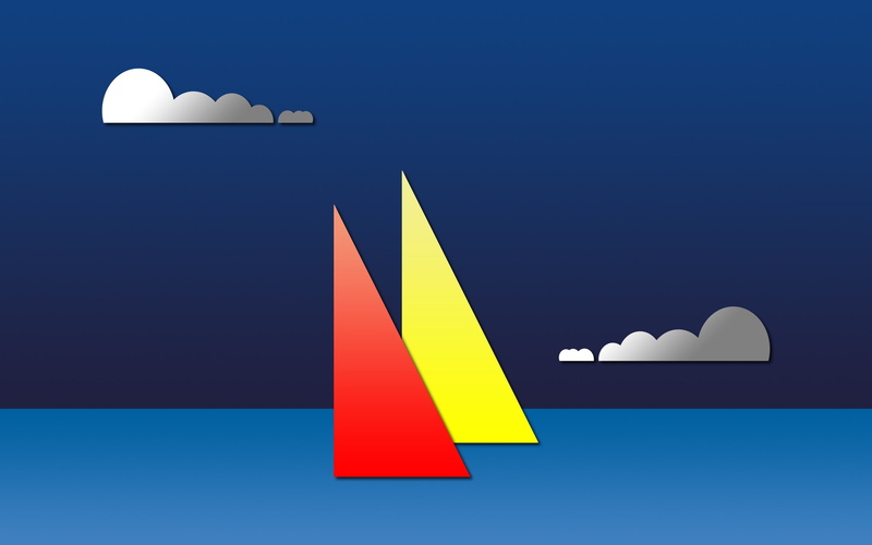 hd backgrounds, ocean, cloudy, illustration, cg, cartoon, Best s, Abstract, 2K, pattern, triangle, s, skies