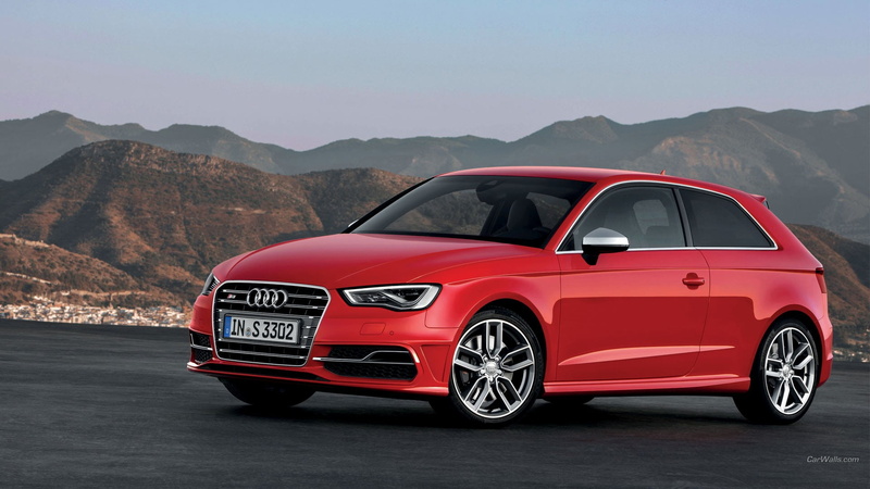 1080P, audi, nature, sign, transportation, no people, non-urban scene, road, environment, mode of transportation, day, red, copy space, land vehicle, Audi S3