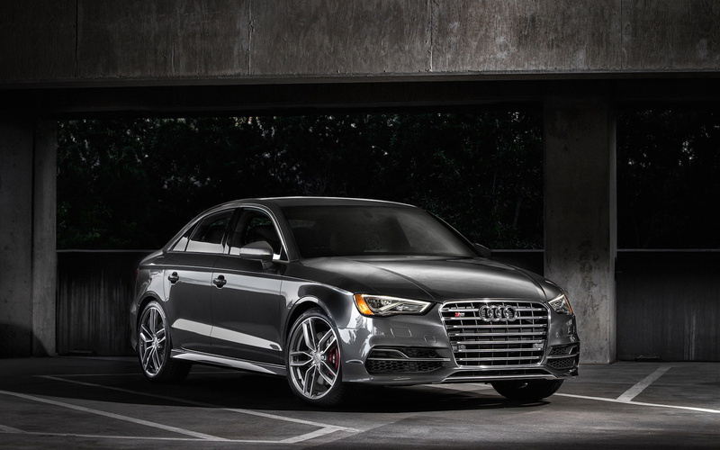1080P, black car, car, audi, audi s3, black, 2015, s