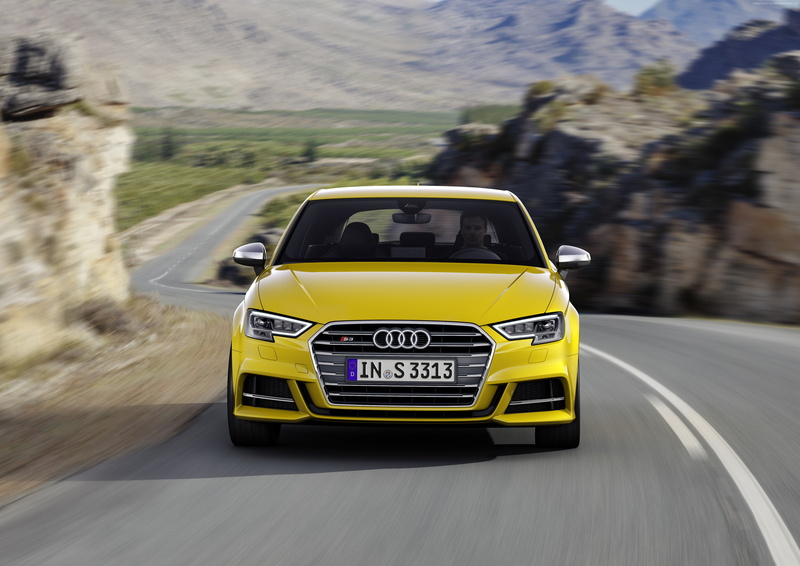 yellow, cabriolet, 4K, Audi S3