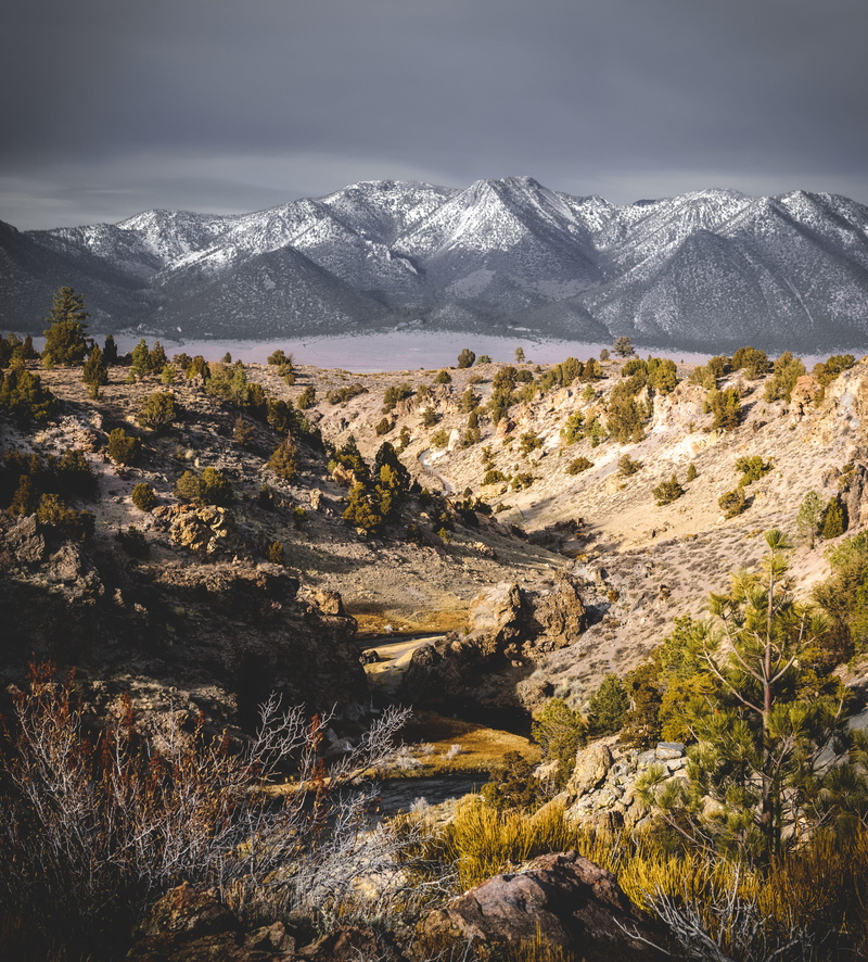 cold temperature, snowcapped mountain, 4K, bare, apline, winter, tranquil scene, mountain, no people, mammoth lakes, river bed, snow, beauty in nature