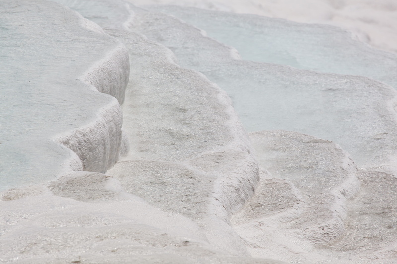 pool, limestone, turkish, ice, nature, turkey, beach, cold temperature, famous, pamukkale, Geological, winter, 4K, tranquility, Calcium, terrace, scenics - nature