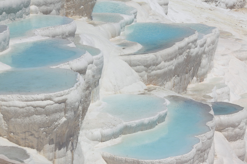 power in nature, travel destinations, swimming pool, 4K, high angle view, mineral, beauty in nature, unesco, tranquility, environment, Geological, rock