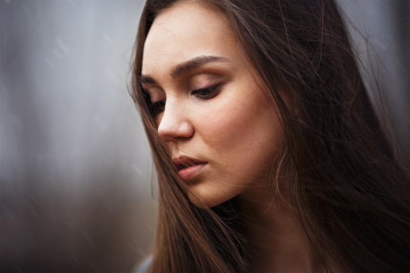 hair, human hair, human face, young adult, long hair, close-up, body part, beautiful woman, one person, Vera Ashijmina, human body part, young women, hairstyle