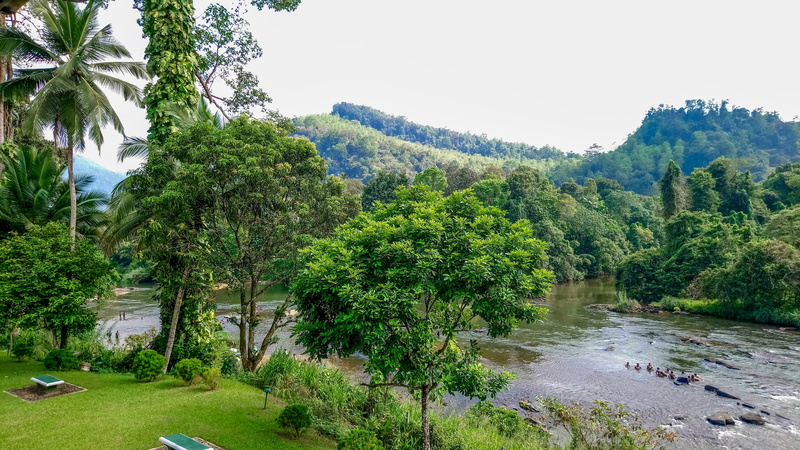 scenics - nature, no people, flowing water, plant, clear sky, land, outdoors, kithulgala, tranquility, kelani river, kelani ganga river, day, non-urban scene