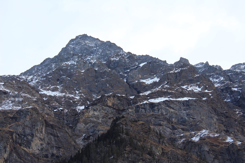 solid, snow, rock, scenics - nature, snow mountain, mountain peak, environment, beauty in nature, rock - object, kheer ganga trek, day, high
