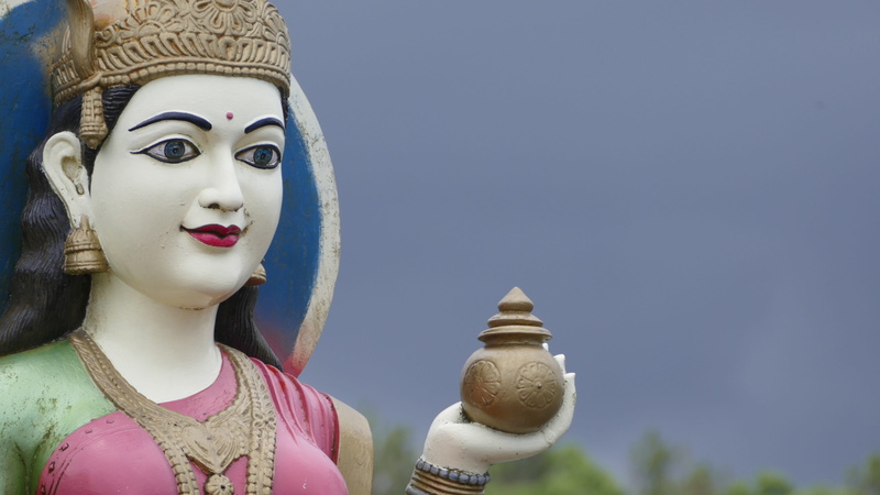nature, portrait, art and craft, outdoors, copy space, representation, human face, women, hindu, hindu pilgrimage site, statue, human representation, ganga talao