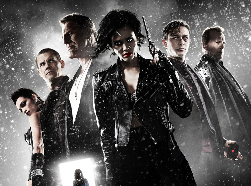 splashing, adult, Movie, fashion, event, nature, young women, 2K, kill, group of people, men, males, city, people, Movies, sin city, sin, rain, fun, motion