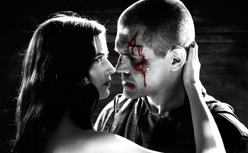 vampire, close-up, portrait, couple - relationship, real people, Film, kill, young adult, Dwight McCarthy, Clive Owen, emotion, sin city, thriller, horror