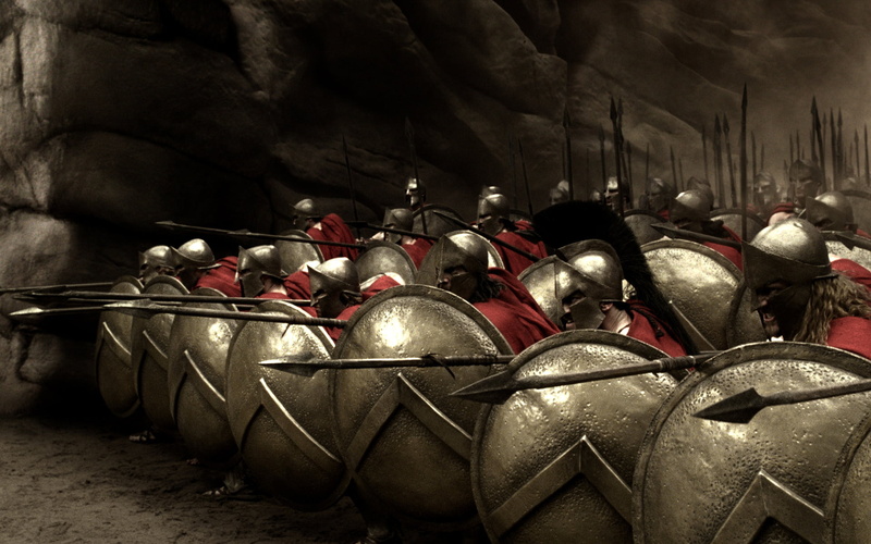 spear, safety, 1080P, building, spartans, shield, close-up, history, old, architecture, 300, protection, the past, illustration, headwear, metal, helmet