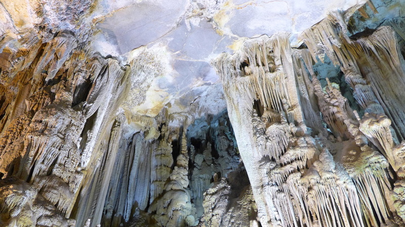 1080P, terre, stalagmites, cave, land, entrance, sous, grotto