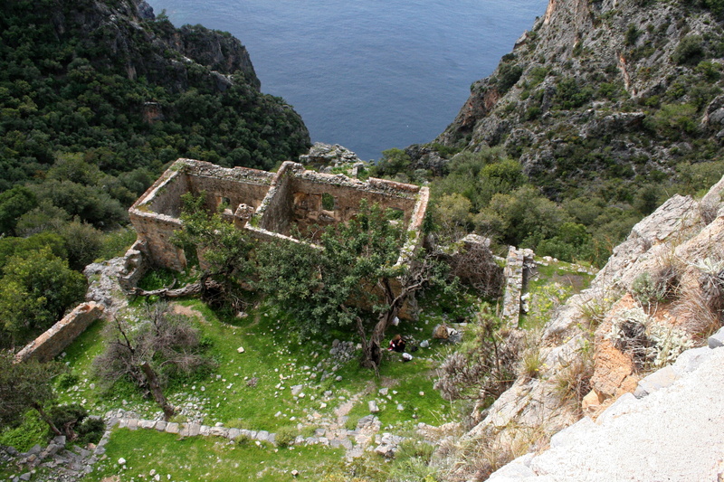 ruined, the past, wall, ancient civilization, landmark, growth, 2K, land, tree, nature, plant, history, travel, landscape, water, Turkey, Stone, tourist