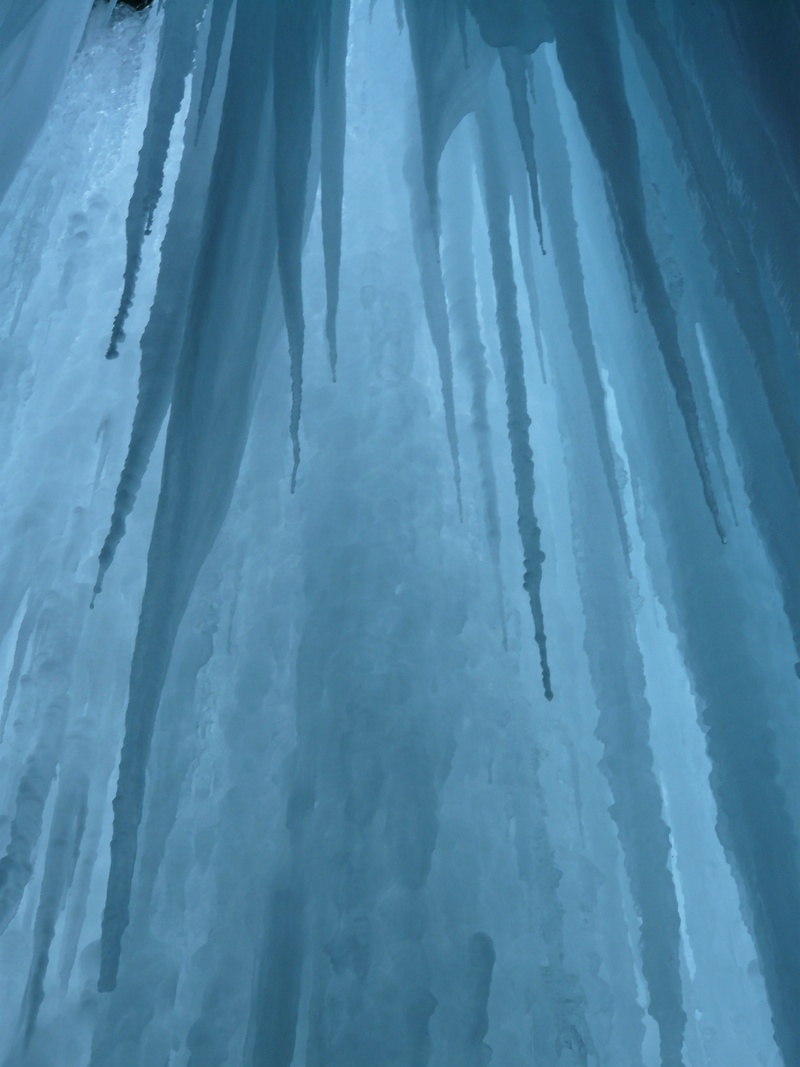 cave, 2K, beauty in nature, blue, land, cold, winter, frozen, ice curtain, human body part, stalactites, nature, formations, water, leisure activity, ice formations
