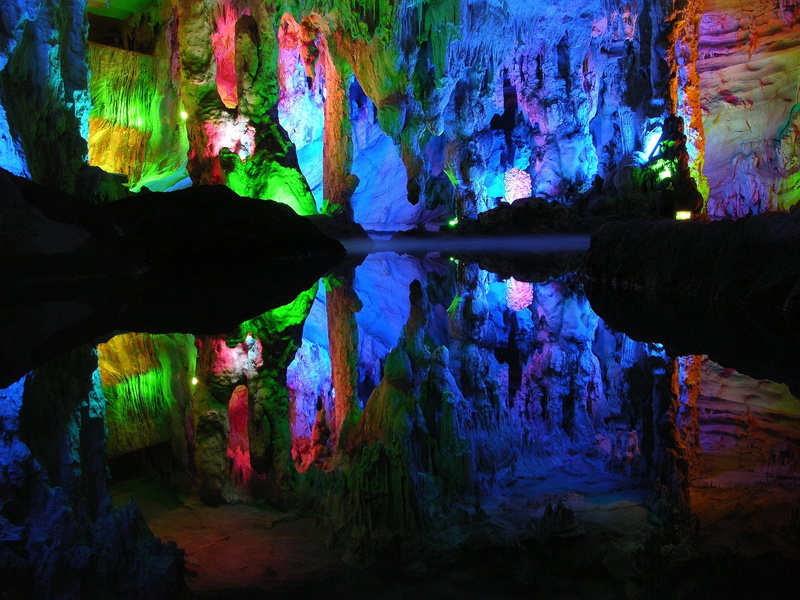 entrance, sous, land, grotto, cave, stalagmites, terre, 1080P